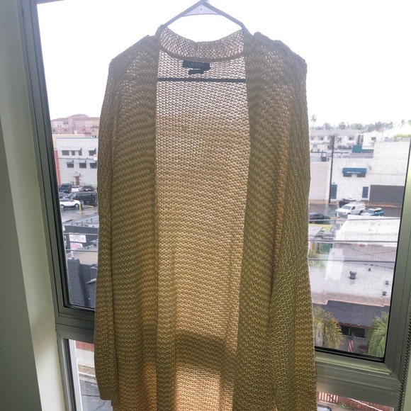 Ralph Lauren Denim Floor Length Cardigan Sweater